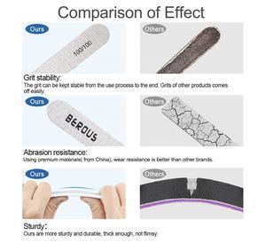 PS kurulu + kum filmi çift taraflı zımpara tırnak kaynağı tırnak törpüsü - Product Image 3