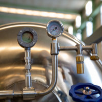 Cylindre d'oxygène liquide cryogénique de gaz industriel de grande production LOX/LIN/LAr Dewar