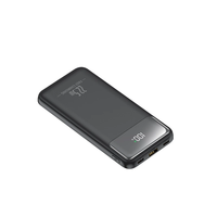 Batterie externe TDX TB2 22,5W/15W/20W à charge rapide avec écran numérique, Li-Polymère, interfaces USB/Type-C, 10000/20000mAh, certifiée CE