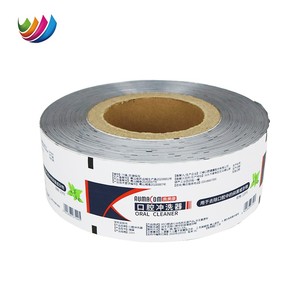<span class=keywords><strong>Film</strong></span> d'emballage thermoscellé en feuille d'aluminium à haute barrière avec logo personnalisé rouleau de <span class=keywords><strong>film</strong></span> de sachet de rince-bouche à encoche facile à déchirer - Product Image 3
