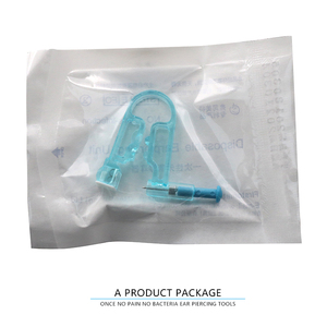 Pistola de Perforación de Oreja de Autoservicio - G1 con Aretes de Cristal Púrpura, Kit Perforador de Oreja Indoloro Desechable, Perforación Segura - Product Image 4