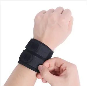 Pulseira de compressão para levantamento de peso, cinta de pulso respirável para dor na palma da mão entorseada