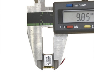 Size petty GEB 3,7 V 601015 mAh rechargeable lithium polymer battery for smart watch - Product Image 3