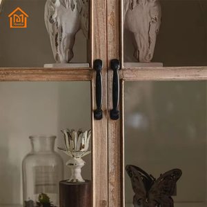 Phong cách Châu Âu Thiết kế phòng khách đồ nội thất đầu giường tổ chức tủ gỗ với ngăn kéo hiển thị sideboard cong - Product Image 4