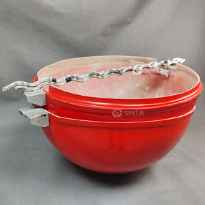 Fil de signalisation aérien pour aviation, boules de marquage aérien, boule de signalisation orange de 60 cm de diamètre - Product Image 4