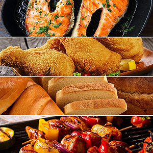 8-дюймовый набор аксессуаров для электрической фритюрницы из 11 предметов, корзина для выпечки торта и гриль-пицца для пиццы и выпечки - Product Image 5