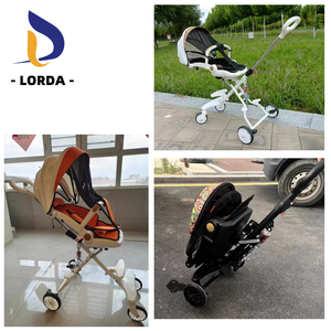 Lorda <span class=keywords><strong>junior</strong></span> – chariot pliable pour bébé, poussette <span class=keywords><strong>buggy</strong></span>, trotteurs, porte-bébé, poussette, jouet ultra léger, petit pliable - Product Image 6