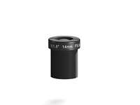 Objectif M12 à monture S 14 mm F5.6 avec capteur 1/1.8 pouces à faible distorsion pour caméra FA, automatisation industrielle et robotique