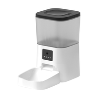 Comedero Automático para Gatos, Dispensador de Agua Inteligente para Mascotas, Comedero Digital de Acero Inoxidable con Sistema Antiobstrucción, Fácil de Limpiar, para Uso Doméstico