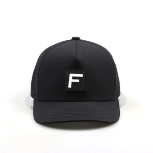 Gorra Snapback Ajustable de Visera Plana Perforada para Deportes al Aire Libre Impermeable Hecha de Jersey con Diseño Callejero Elegante - Product Image 2