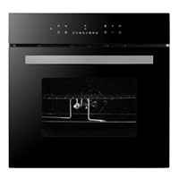 Nouveau design, four encastrable électrique 70L, facile à nettoyer, avec écran LED tactile, four de cuisson pour la cuisine, OEM