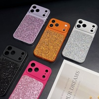 Coque de téléphone scintillante pour iPhone 17, étui de protection brillant pour iPhone 17 Air, 17 Pro Max, 16, 16 Plus, 15, 14, 13, 12