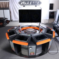 HW-01 G5 Sistem Perangkat Lunak Cerdas Peningkatan Layar Tampilan Atas 21,5 Inci Layar Sentuh Mesin Game Single 0 atau Double 00