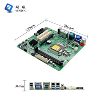Carte mère Micro Atx OEM ODM avec chipset Intel B75, socket LGA1155, processeur I3 I5 I7, DDR3, HD VGA, affichage 4K, PCIE X16, SATA