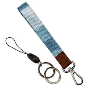 カスタムデザインエコフレンドリー染料ポリエステル安全シルクスクリーン印刷ロゴネックキーチェーンストラップカードホルダープロモーション - Product Image 3