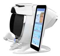 A6-A6 PLUS Monitor Gambar Spektrum 3D Aluminium Multifungsi 2-in-1 Cerdas untuk Analisis Kualitas Kulit dan Kulit Kepala