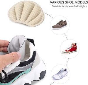 Autocollants à talons de baskets <span class=keywords><strong>anti</strong></span>-dérapantes, étiquette en plastique, souple et confortable, <span class=keywords><strong>Anti</strong></span>-chute, coussinets épais avec une demi-tailles réglables - Product Image 2