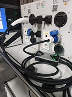 Chargeur EV portable de niveau 2 de 7 kW, type 2, monophasé, station de charge rapide pour véhicules électriques