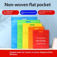 Direct leverbaar veelzijdige effen gekleurde spunbond non-woven draagtassen met offsetdruk, platte bodem, voor reclame en winkelen