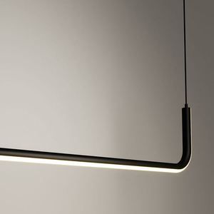 Nhà bếp đảo chiếu sáng lịch thi đấu hiện đại tối giản phòng ăn thả Acrylic Trần Đèn tuyến tính dẫn đèn chùm ánh sáng mặt dây chuyền - Product Image 5