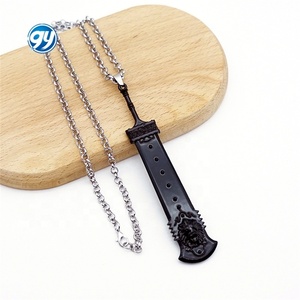 Collana in Lega Modello Arma 2B di NieR Automata, Gioiello del <span class=keywords><strong>Gioco</strong></span> YoRHa Battle Unit - Product Image 2
