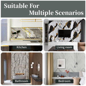 Protection UV CE Intérieur Pierre artificielle Mur de fond de télévision Plaque de marbre Faux panneaux muraux en pierre <span class=keywords><strong>pour</strong></span> salon - Product Image 5