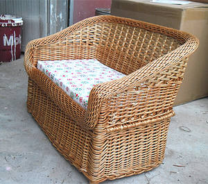 Balkon anyaman rotan kamar tidur kasual ganda tiga kursi sofa tunggal - Product Image 6