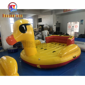 بطة صفراء لطيفة حجم مخصص دائم نفخ لعبة رياضية المياه للأطفال الصيف قارب عائم بيع - Product Image 6