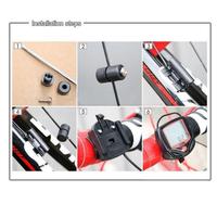 Komputer Sepeda Odometer Waterproof LCD Digital Komputer Sepeda Jarak Tempuh Instrumen Rekaman Sepeda Speedometer Aksesoris