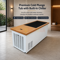 Baignoire froide commerciale avec refroidisseur, en acier inoxydable, pour salle de sport, hôtel, spa, centre de bien-être