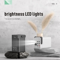 Konfulon Power Bank 2023 produk trendi, Power Bank 70000mah USB 22.5W Max pengisian cepat paket baterai untuk berkemah luar ruangan