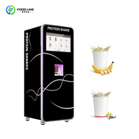 Máquina Expendedora de Café con Batidos de Proteínas de Alta Calidad con Opciones de Temperatura Dual Máquina Expendedora de Batidos de Proteínas para Gimnasio.