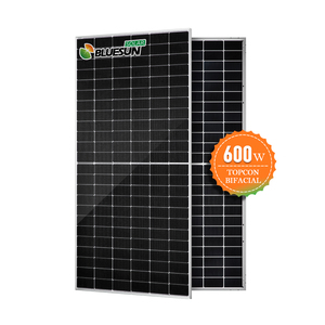 Panneaux solaires bifaciaux monocristallins JA 500w 550w 600w pour maison - Product Image 1