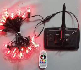 Bombillas Vintage para iluminación de vacaciones, tira de luces Led solares para exteriores, a prueba de agua, para Patio, comercial, RGB S14, gran oferta - Product Image 2