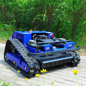 Cheapest Rubber Crawler Lawn Mower Brand Engine <b>Mini</b> <b>Robotic</b> Lawn Mower for Garden Lawn - Product Image 4