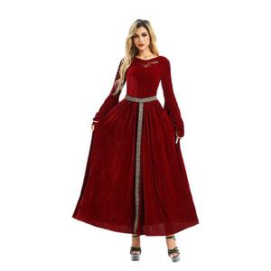 Nuevo Vestido <span class=keywords><strong>Medieval</strong></span> Renacentista Vintage para Mujer, Estilo Europeo, Campestre, con Mangas Largas y Acampanadas, Disfraz <span class=keywords><strong>de</strong></span> Halloween 2026 - Product Image 4