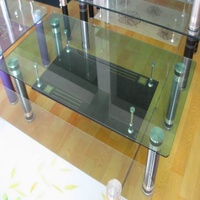 Verre trempé transparent de qualité supérieure de 8 mm pour table