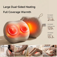 Yolanda Nouveau Masseur Shiatsu Électrique Rechargeable pour Cou, Dos et Lombaires avec Compresse Chaude pour la Relaxation Corporelle
