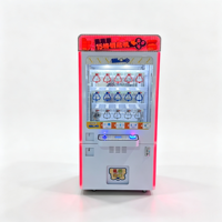 Machine à grue de jeu à monnayeur avec éclairage RVB et verre transparent, machine de distribution de prix pour salle d'arcade