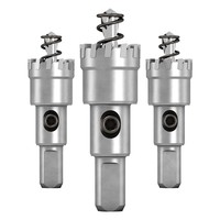 BEILI TCT Scie cloche multi-dents en carbure de tungstène pour le perçage de tôles d'acier inoxydable, de fer et de tuyaux en aluminium