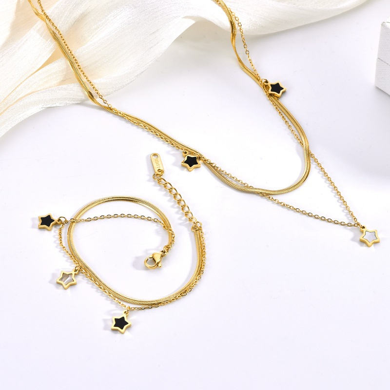 Ensemble de bijoux en or