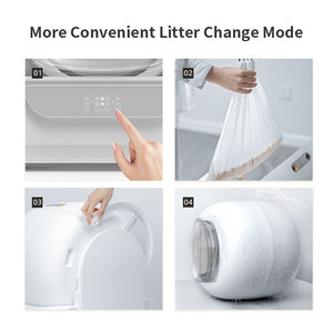 Elektrische Kattenbak Intelligente Huisdierentoilet Automatische Zelfreinigende Kattenbak Voor Katten - Product Image 5
