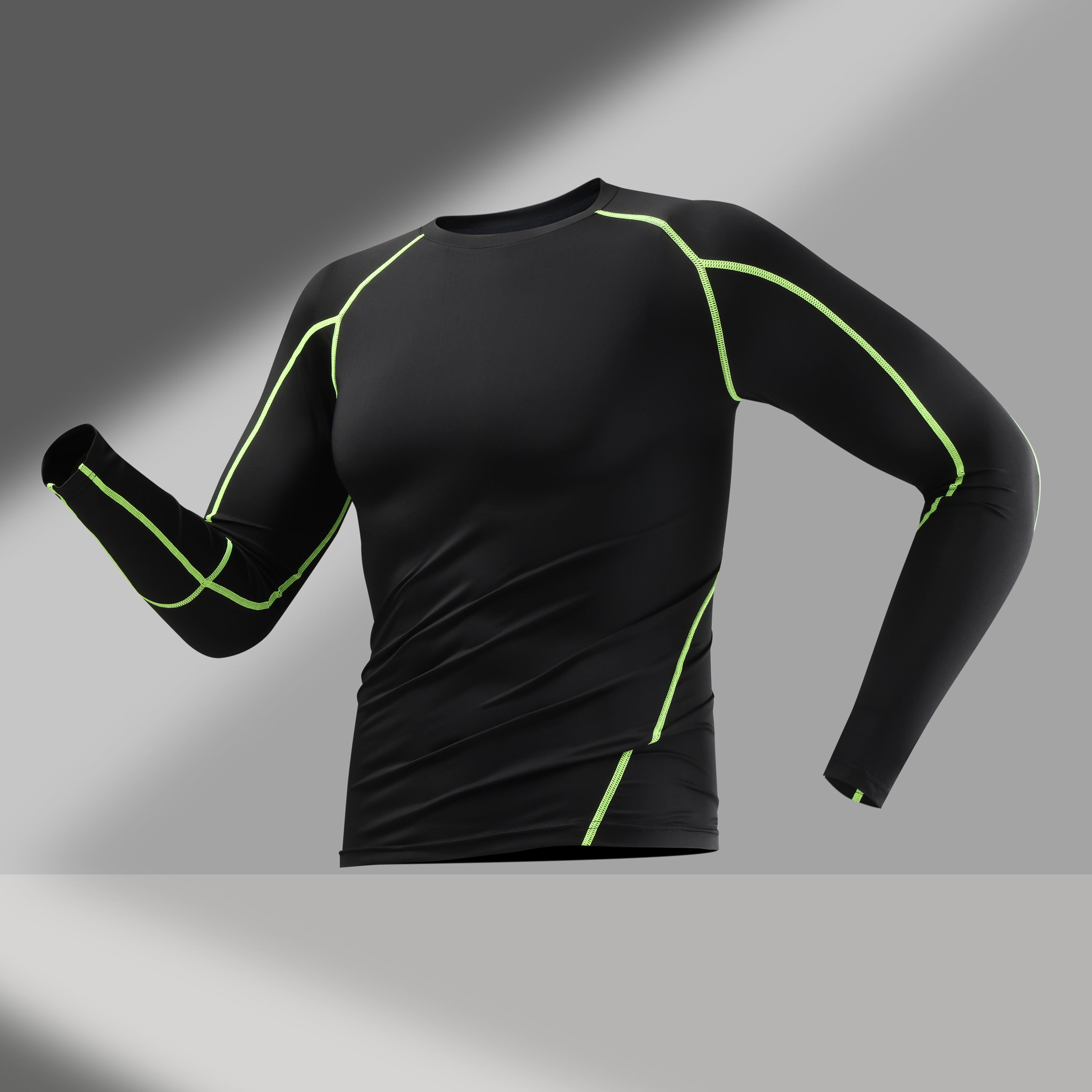 เส้นสีดำ-เขียว