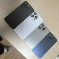 Qualité supérieure avec cadre métallique magnétique pour iPhone 16 Pro Max 15 Plus 14 Plaque arrière en verre magnétique