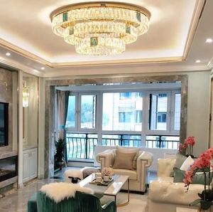 OEM nueva llegada moderna lámpara de techo de araña de cristal LED de lujo para el hogar Oficina E14 - Product Image 4