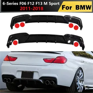 For 6-Series F06 F13 M6 M Sport 2011 2012 2013 2014 2015 2016-2018 Body Kits Rear Bumper Lip Spoiler Diffuser - Product Image 1