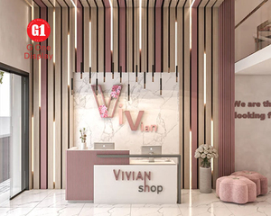 Diseño de Muebles Personalizados para Tiendas de Perfumes |   Exhibidores de Cosméticos para Minoristas, Estante de Pared y Mueble de Madera para Maquillaje, Decoración para Tiendas de Perfumes - Product Image 6