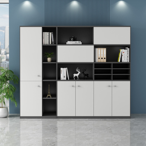Armoire de classement mobile moderne de luxe à double porte, rangement classique pour livres avec panneau MDF pour usage en atelier - Product Image 6