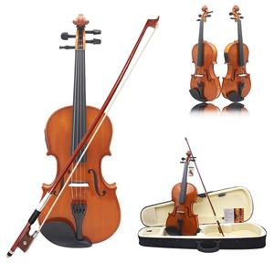 Violon électro-acoustique pour étudiant, taille <span class=keywords><strong>4</strong></span>/4EQ, table en épicéa et dos/côtés en érable, finition mate, touche en ébène, étui inclus - Product Image 5