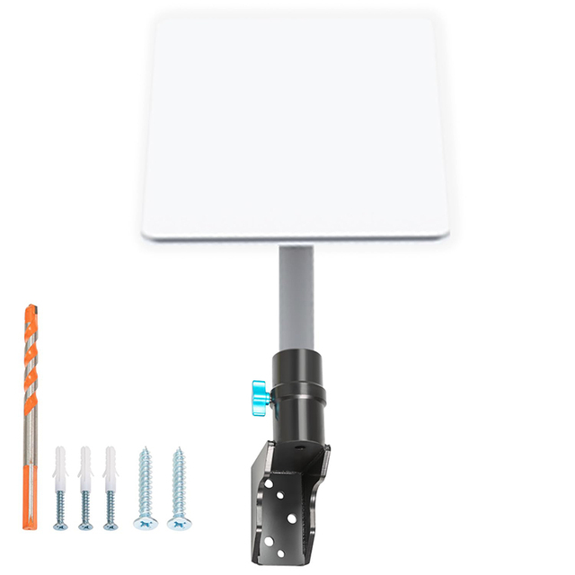 AromaNano Starlink Short Wall Mount Cylinder Internet Kit Satellite Compatible with Starlink V2 Black